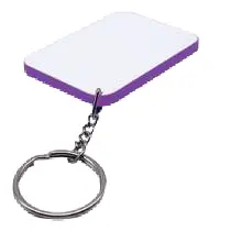 Keyring polymer purple rectangle SB1008.webp