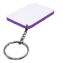 Keyring polymer purple rectangle SB1008.webp