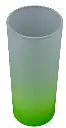 Glass drinking frosted green gradient SB744.webp