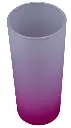 Glass drinking frosted pink gradient SB746.webp