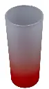 Glass drinking frosted red gradient SB745.webp