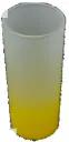 Glass drinking frosted yellow gradient SB759.webp