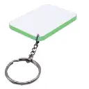 Keyring polymer green rectangle SB1005.webp