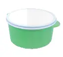 Lunch box round green SB613.webp