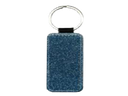Keyring PU glitter rectangle