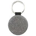 Keyring PU glitter round