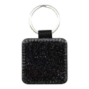 Keyring PU glitter round