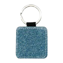 Keyring PU glitter round