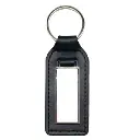 Keyring PU black rectangle SB366.webp