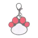 Dog tag paw pink SB455.webp