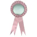 Badge rosette pink SB2112.webp
