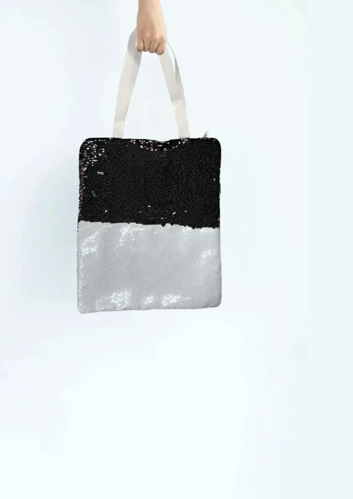 Tote bag sequins