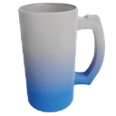 Beer mug frosted set of 2