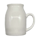 Milk jug ceramic white