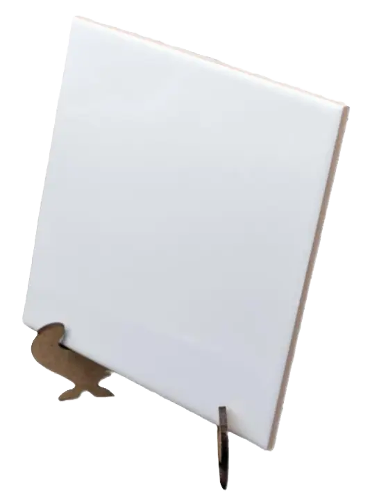 Photo display ceramic 150x150 with stand
