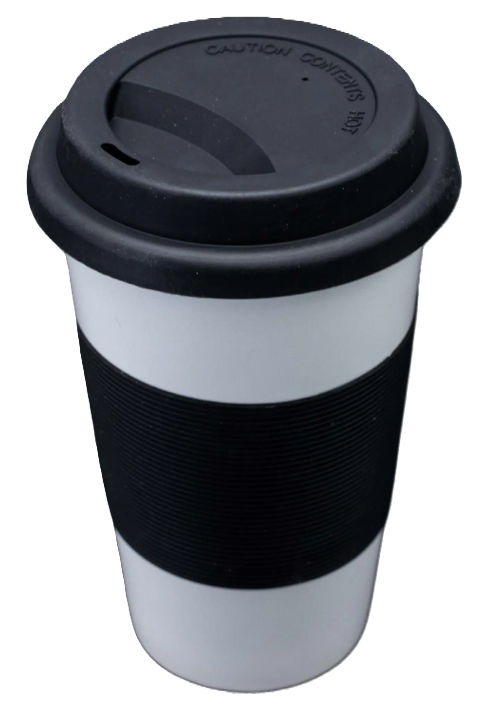 Latte Travel Coffee Mug ceramic