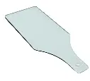 Glass cheese cutting plate textured