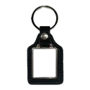 Keyring metal & PU square