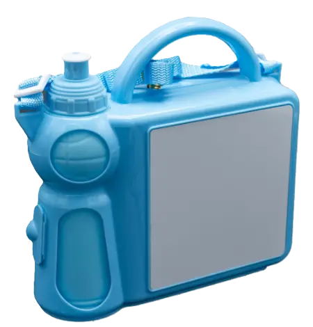 Lunch box with bottle
