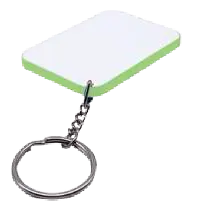 Keyring polymer rectangle