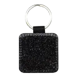 Keyring PU glitter square