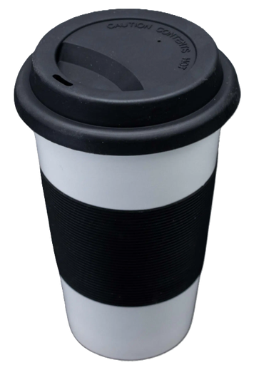 Latte Travel Coffee Mug ceramic