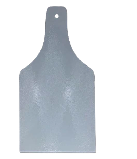 Glass cheese cutting plate textured