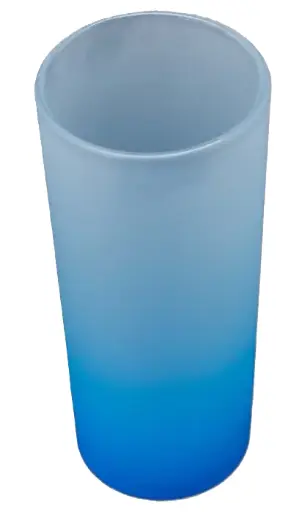 Drinking glass frosted