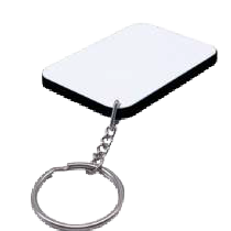 Keyring polymer rectangle