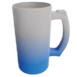 Beer mug frosted set of 2